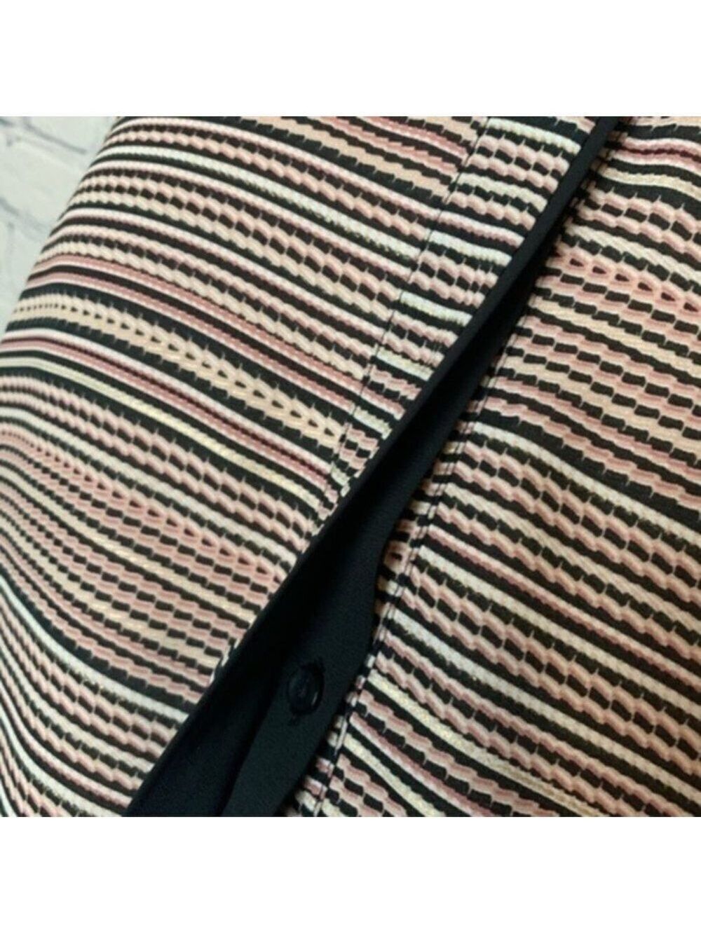 Liz Claiborne Stripe Tunic Button Up Top 2X - Picture 4 of 9